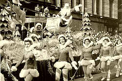 Santa Claus' arrival - 1950's